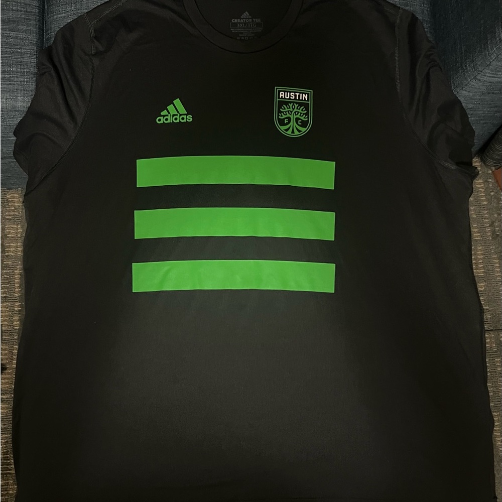 Adidas Men's  AUSTIN FC Black and Green Shirt